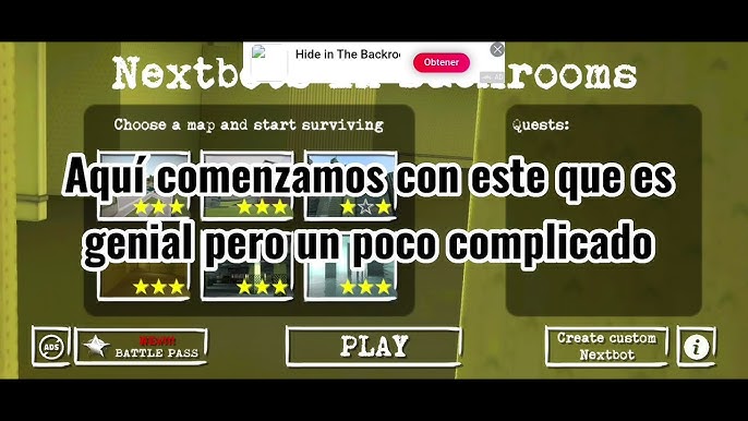 Nextbots In Backroom Mod Menu Apk Version 2.2.9a New Update Unlock All Map  (Unlock Skin) high speed 