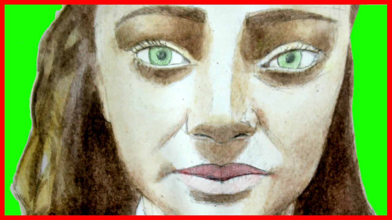 Elizabeth Peyton Watercolour Portrait - YouTube