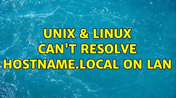 Unix & Linux: Can