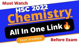 Chemistry 1 Special Link = 10 Study Materials | Last Day Strategy HSC 2022 | Chemistry Strategy