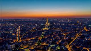 Романтичный Париж, Франция Time lapse. Paris France