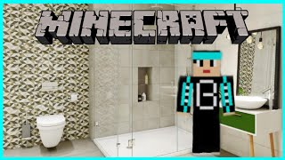 Minecraft - CARA MEMBUAT KAMAR MANDI MODERN DI MINECRAFT | REDSTONE CREATION