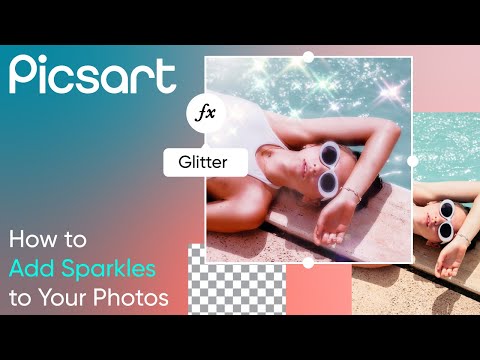 Add glitters to images  Free Online Image Editor