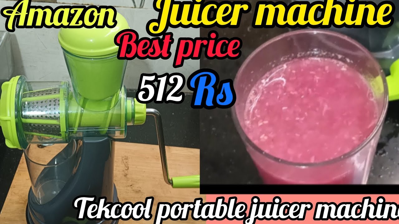 Juicer machine For Home. | Tekcool portable juicer machine. |Amazon best price. | Nassokitchen vlogs