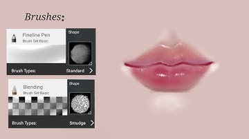 Lips Painting Process [ Autodesk Sketchbook]