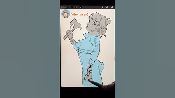 Why Colour Your Drawings with Grey First? #drawing #howtodraw #artist #arttips #digitalart #art