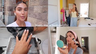 weekly vlog in Stockholm ♡ my makeup routine, holiday preps & planning my outfits for Tokyo