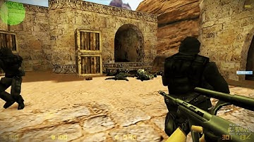 Counter Strike 1.6 | de dust 2 OVERLOAD | 30 Players. 