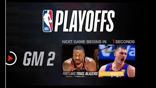 Portland Trail Blazers vs Denver Nuggets Game #2 Intro Video 2019 NBA Playoffs