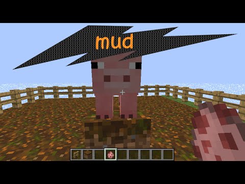 Mud in minecraft! (☉̃ₒ☉) - YouTube