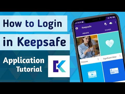 How to Login Account in Keepsafe App