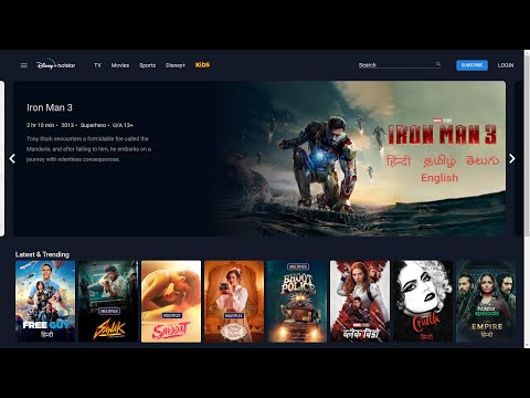 Hotstar clone using HTML, CSS, JavaScript