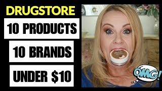 10 BEST DRUGSTORE PRODUCTS FROM 10 BRANDS UNDER $10 ~ Makeup Over 50