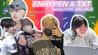 ENHYPEN & TXT the HYBE siblings