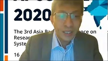 APCORISE 2020: Parallel Session A4 Video