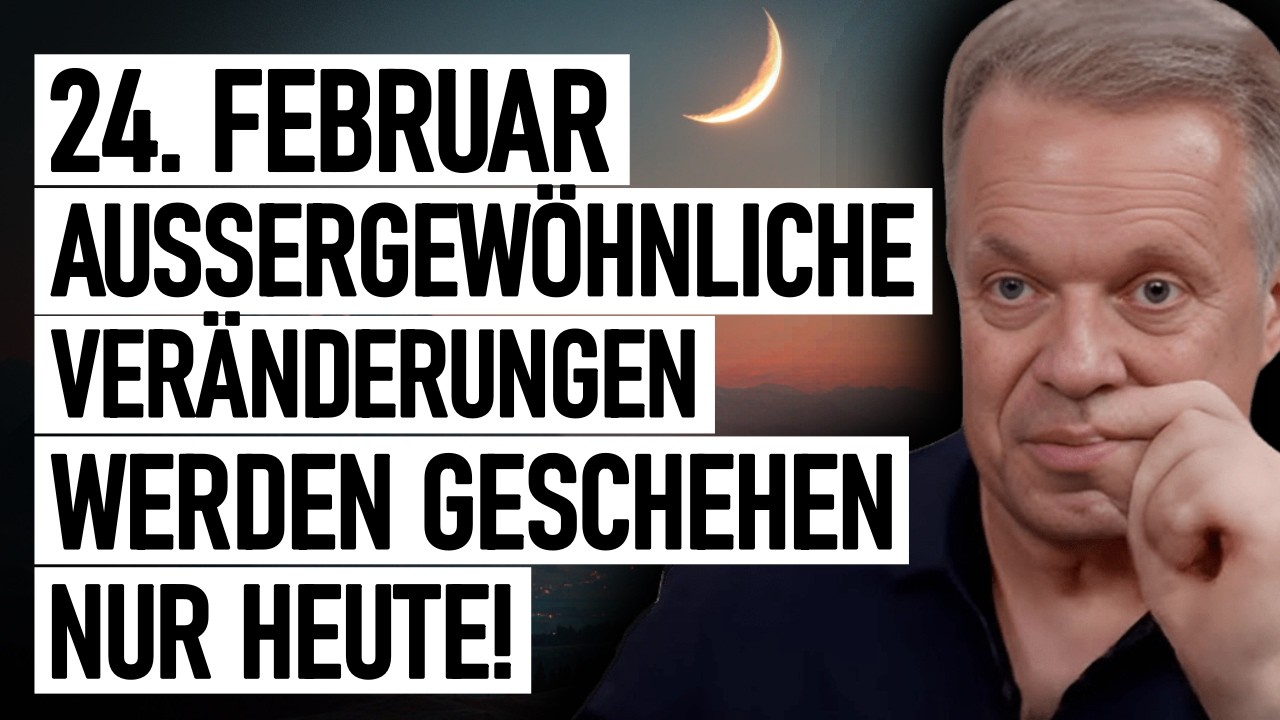 Nur heute, Zunehmender Mond am 24.02 - Eine AUSSERGEWÖHNLICHE Veränderung geschieht in deinem Leben