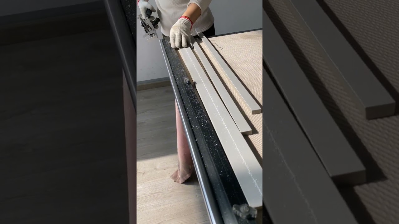 Quick cutting of tiles of the same specification