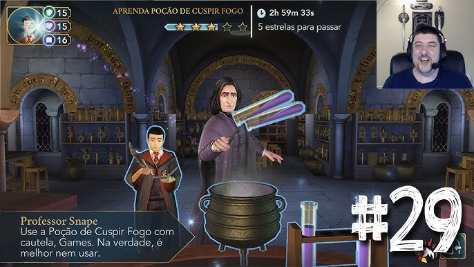 Aprendendo o feitiço RICTUSEMPRA  Harry Potter Hogwarts Mystery #08 