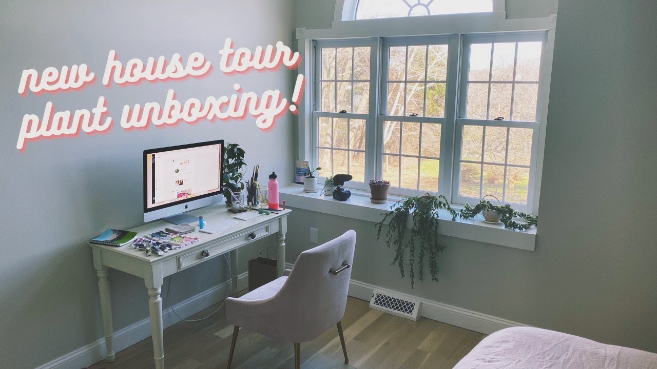 chill saturday vlog! new house tour, fairyblooms plant unboxing 🐰🌸