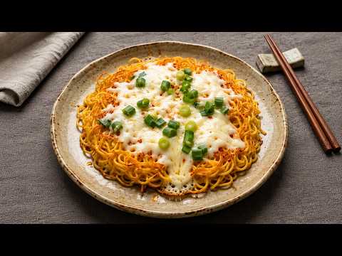 DELICIOUS ASIAN BREAKFAST! NOODLE OMELET!