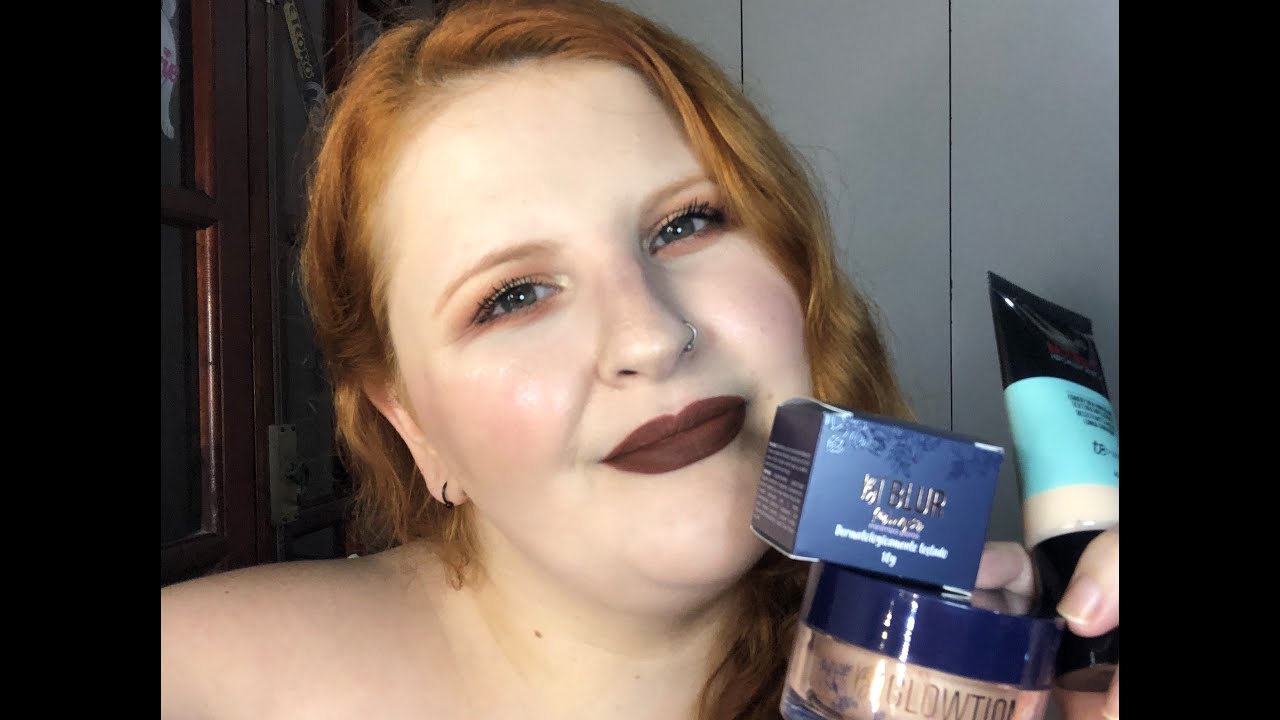 Usei BT Glowtion Honey Com BT Blur e Com a Base Hipoalergênica de Pausa Para Feminices, deu certo?!
