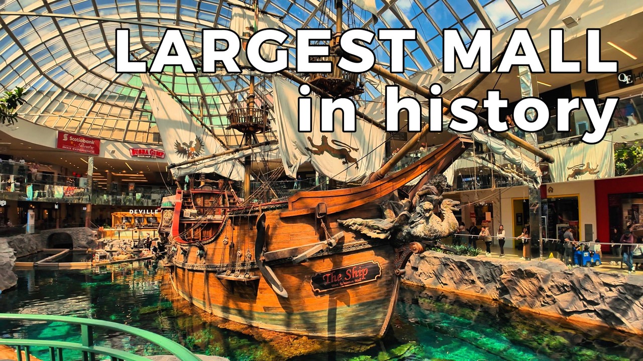 West Edmonton Mall, Canada | The Biggest Mall in the WORLD 4K