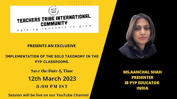 Implementation of SOLO Taxonomy in an IB PYP Classroom.