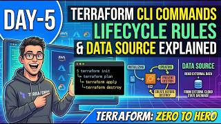 Terraform CLI Commands + Lifecycle Rules & Data Source Explained | Terraform Zero to Hero