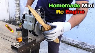 Low Budget RC Engine Build 💸 | 26cc Grass Cutter Engine Se Banaya RC Engine 