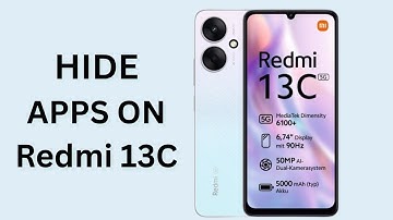 How To Hide Apps In Redmi 13C | App Hide Settings