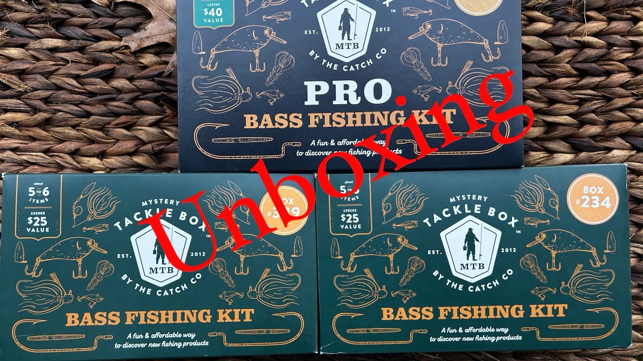 Mystery Tackle Box Pro Bass Fishing Kit UNBOXING!!! 