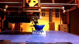 Time lapse of the printing of the Owl Statue by Tom Cushwa on an Ultimaker