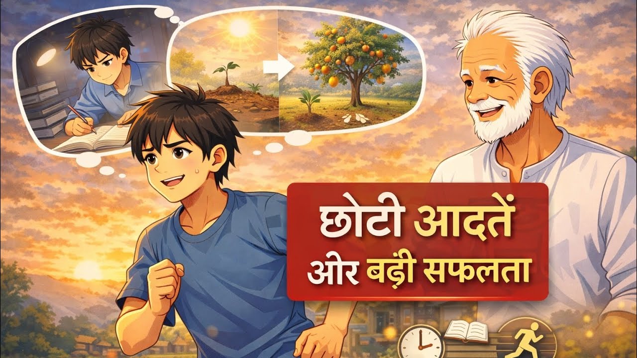 छोटी आदतें और बड़ी सफलता। Moral Stories| @KahaniJunction100