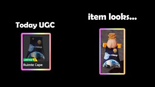 Free Limited UGC - Ruimte Cape (Sold out 🚫)