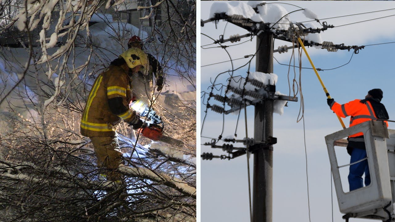Dominko zarobljen, snijeg rušio stabla, mnogi čekaju struju