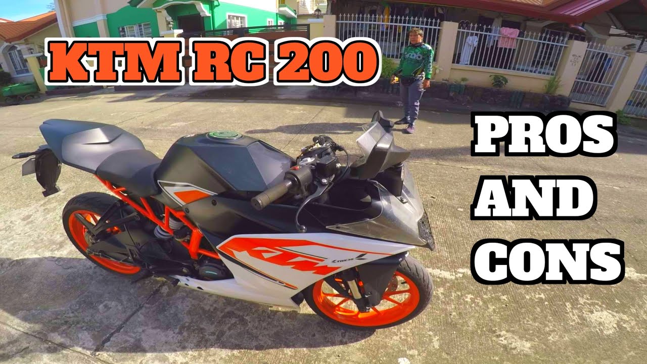KTM RC 200  PROS AND CONS HONEST AND PERSONAL OPINION-KTM RC 200 -V-OneMoto