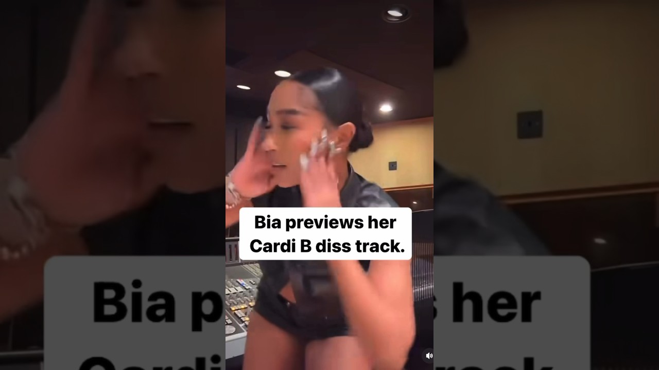 Bia Claps Back at Cardi B: Raw Studio Diss Unleashed! 😳 