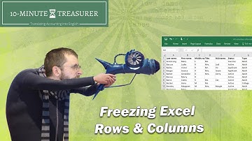 Excel: How to Freeze Columns and Rows