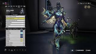 warframe MESA PRIME 5th skin fashionframe with details