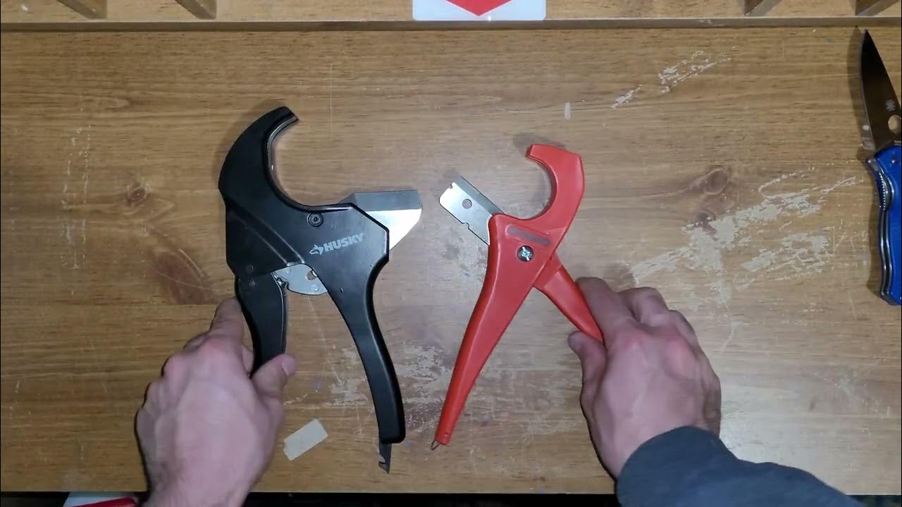 Husky Ratcheting PVC Cutter is a Nice, Cheap, Blade Replaceable Option