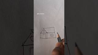 my childhood's house 🖼#shorts #drawing #art