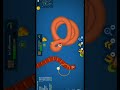 😱🔥Worms Zone io Unbelievable kill trick biggest snake #shorts #snake #game #wormszone #powerplay
