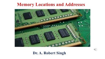 Memory Locations and Addresses