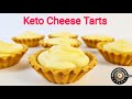 HOW TO MAKE KETO CHEESE TARTS - DELICIOUS CREAMY CHEESE FILLINGS WITH CRISPY FLAKY CRUSTS !