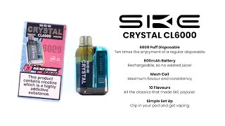SKE Crystal CL6000 Prefilled Pod Kit Unboxing & Setup