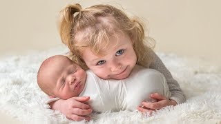 Funny Babies And Sister | Lovely Baby
