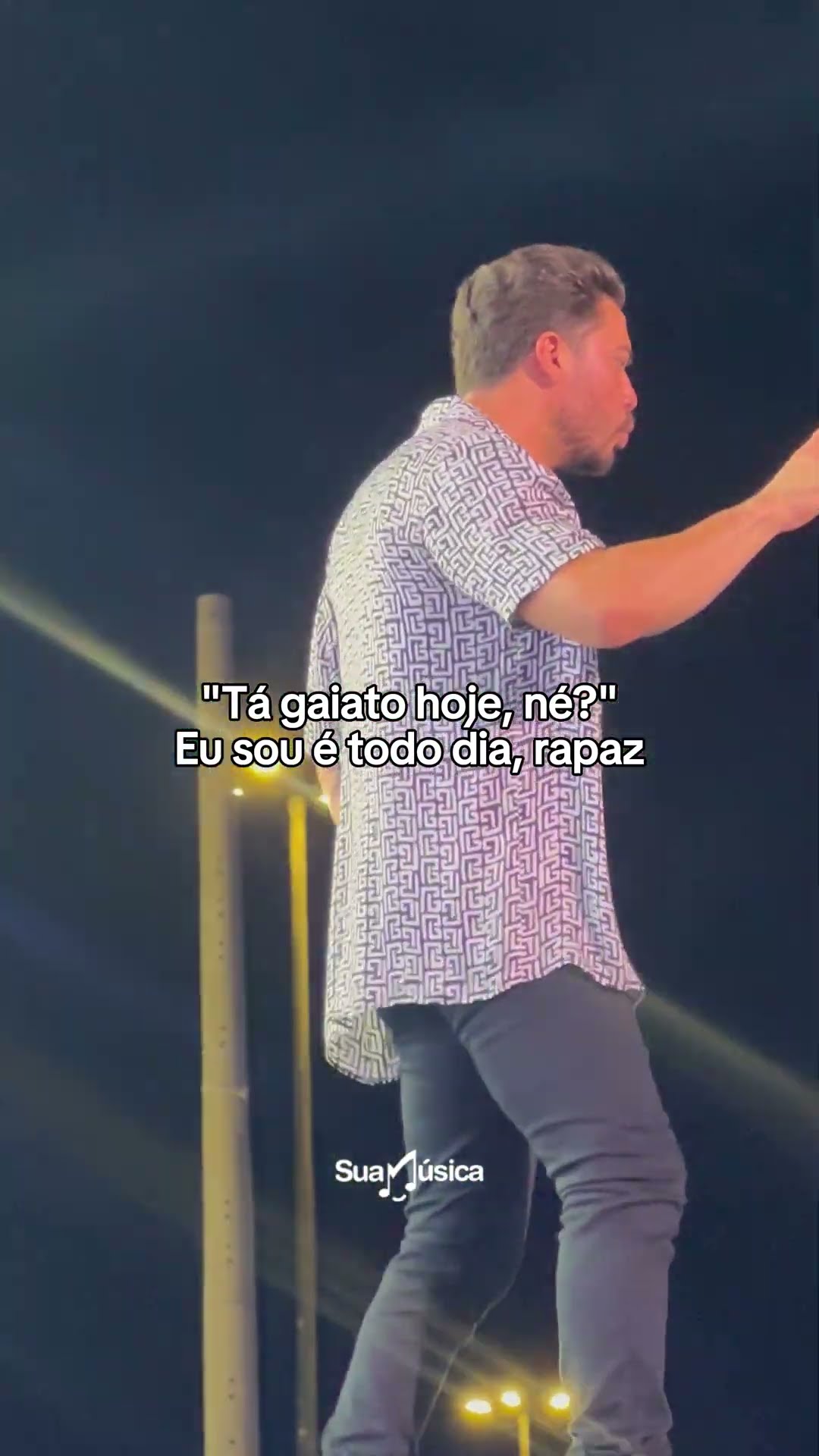 Estranhe quando eu não tiver sendo... ??
