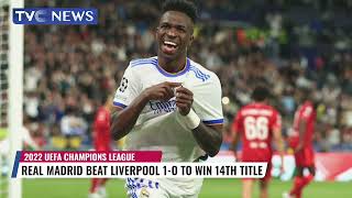 Real Madrid Beat Liverpool 1-0, Win 14th UEFA Champions League Title screenshot 2
