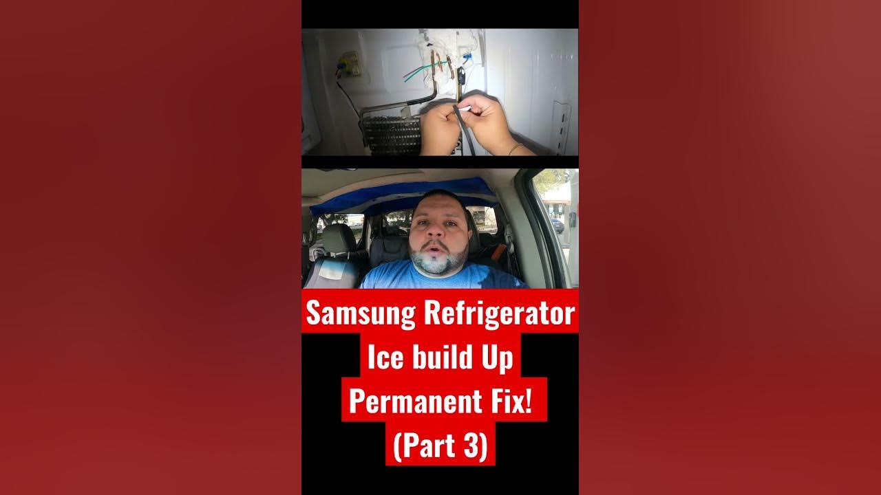 How to Fix Samsung Refrigerator Ice Build Up Problem Permanently! 