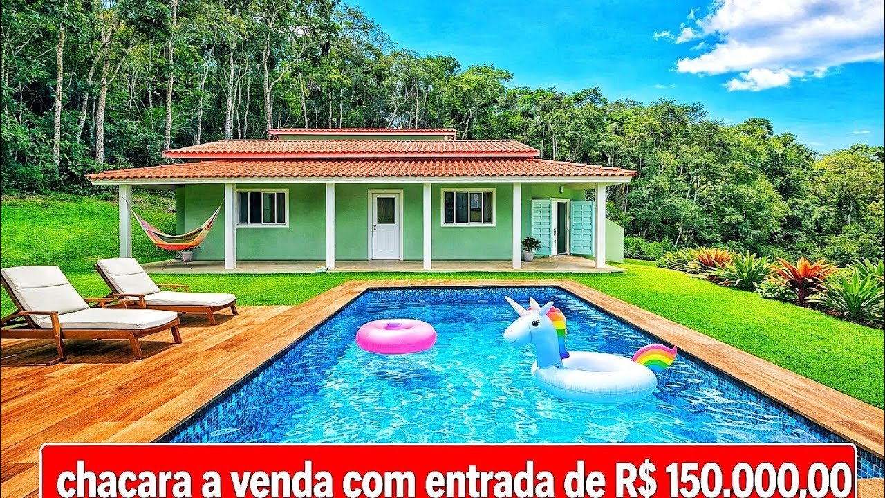 🏡💰👉Chácara com ótimo preço, pagamento facilitado, aceita carro, parcelamento
